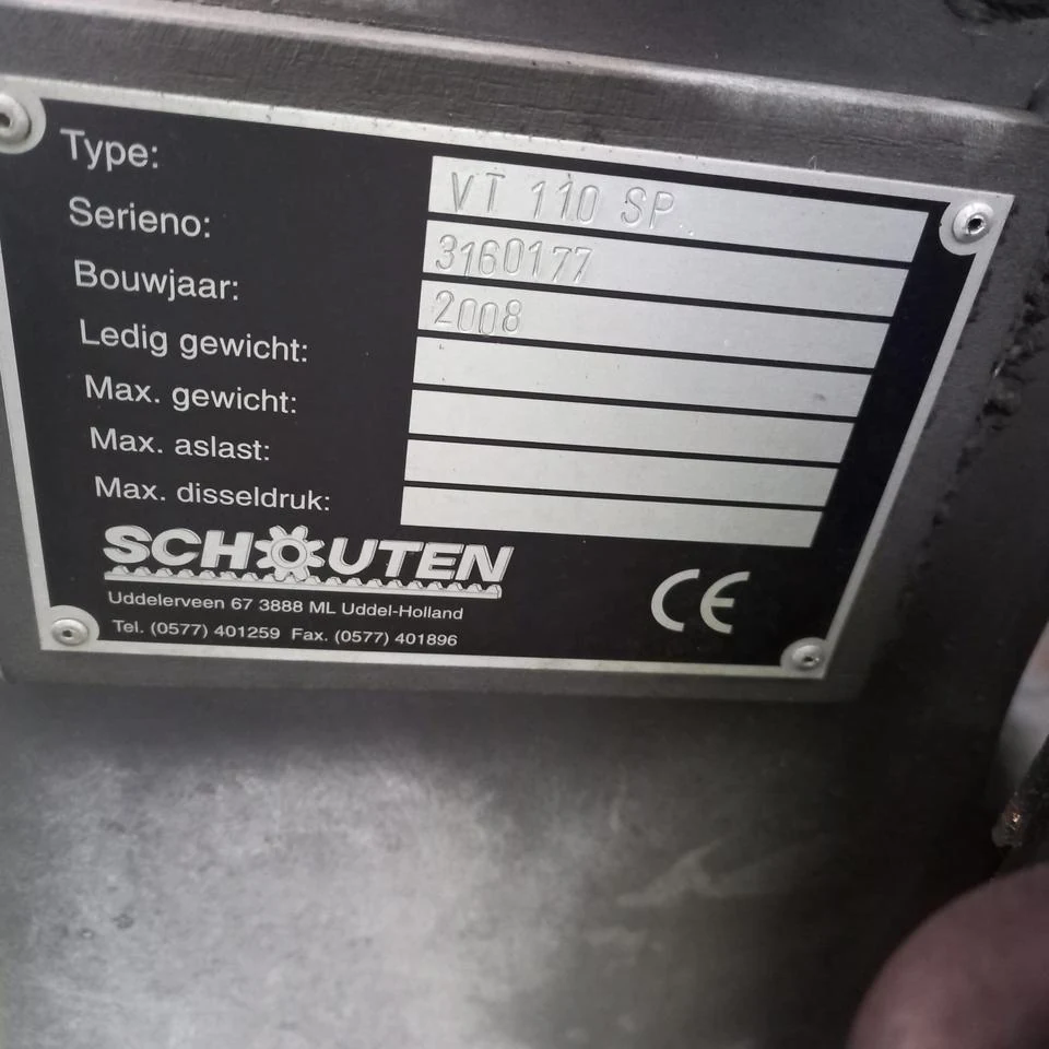 Schouten Slurry Tank VT 110 SP