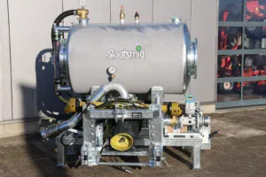 Slootsmid pompunit voor hoge capaciteit mestpompen en sleepslangsystemen